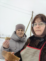 Акция "Блокадный хлеб" в Ваймушском ДК.